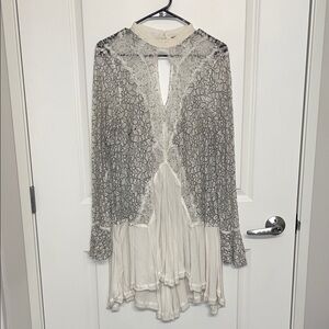 Free People White Lace Dress